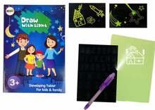 Joonistustahvel Lean Toys Draw With Light, must