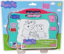 Magnetiline joonistustahvel Peppa Pig Travel Magnetic Scribbler