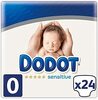 Mähkmed Dodot Sensitive Newborn suurus 0, 1-3 kg, 24 tk