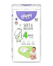 Mähkmed Happy Maxi suurus 4, 8-14 kg, 62 tk