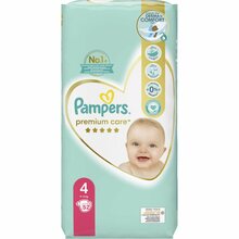 Mähkmed Pampers Premium Care, suurus 4, 9 - 14 kg, 52 tk