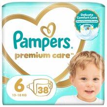 Mähkmed Pampers Premium Care suurus 6, 13-18 kg, 38 tk