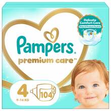 Mähkmed Pampers Premium Care, suurus 4, 104 tk, 9 - 14 kg