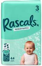 Mähkmed Rascal and Friends suurus 3, 6-11 kg, 44 tk