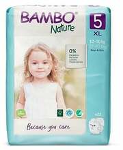 Mähkmed Bambo Nature Classic, suurus 5, 12-18 kg, 22 tk