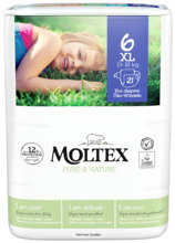 Mähkmed Moltex Pure & Nature 6 XL (16-30 kg), 21 tk
