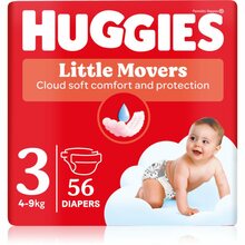 Mähkmed Huggies Ultra Comfort 3, 4-9 kg, 56 tk