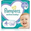 Mähkmed Pampers Active Baby suurus 4, 9-14 kg, 58 tk
