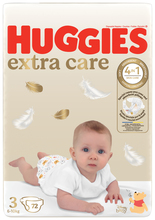 Mähkmed Huggies Extra Care suurus 3, 6-10 kg, 72 tk