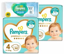 Mähkmed Pampers Premium Care 2 suurus, 4-8kg, 136 tk