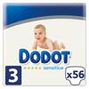 Mähkmed Dodot Sensitive, suurus 3, 6-10 kg, 56 tk