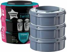 Kassett mähkmekonteinerile Tommee Tippee Sangenic Twist, 3 tk, mudel 85102201