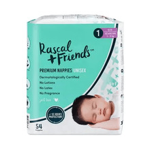 Mähkmed Rascal and Friends 1 suurus, 3-5 kg, 54 tk