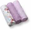 Bambusest mähkmed BabyOno 397/11, lilla, 70x70 cm, 3 tk