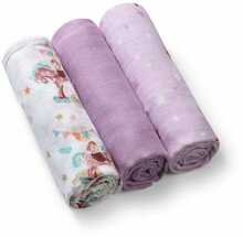 Bambusest mähkmed BabyOno 397/11, lilla, 70x70 cm, 3 tk