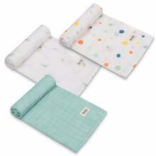 Mähkimistekk Lionelo Bamboo Dot, 70x70 cm, 3 tk