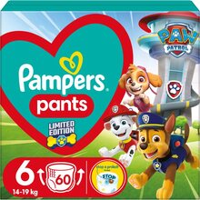 Püksmähkmed Pampers Pants Paw Patrol, suurus 6, 14-19 kg, 60 tk