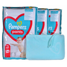 Püksmähkmed Pampers Pants, suurus 3, 6-11 kg, 204 tk
