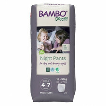 Öömähe püksid Bambo Dreamy Night tüdrukutele, 15-35 kg, 10 tk