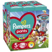 Mähempüksid Pampers Pants Paw Patrol, suurus 5, 12-17 kg, 132 tk