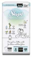 Püksmähkmed Sleepy Bio Natural, 4 Maxi (7-14 kg), 48 tk