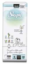 Püksmähkmed Sleepy Bio Natural, 6 XLarge, 15 - 25 kg, 32 tk