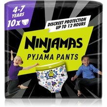 Öömähe püksid Pampers Ninjamas Spaceships, 17-30 kg, 10 tk