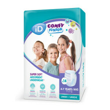 Püksmähkmed iD Comfy Junior 17-27 kg, 14 tk