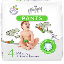 Püksmähkmed Bella Baby Happy Pants Maxi, suurus 4, 8 - 14 kg, 24 tk