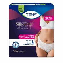 Mähkmed-püksid TENA Silhouette Pant White Plus, L suurus, 10 tk