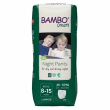 Mähkmepüksid Bambo Nature Dreamy Night poistele, 35-50 kg, 10 tk