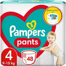 Mähkmed-püksid Pampers Pants, suurus 4, 9 - 15 kg, 48 tk