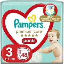 Püksmähkmed Pampers Premium Pants, suurus 3, 6-11 kg, 48 tk