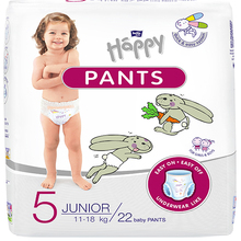 Mähkmed-püksmähkmed Bella Baby Happy Pants Junior, suurus 5, 11-18 kg, 22 tk