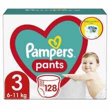 Mähkmepüksid Pampers Pants, suurus 3, 6-11 kg, 128 tk