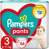 Püksmähkmed Pampers Pants, suurus 3, 6 - 11 kg, 56 tk
