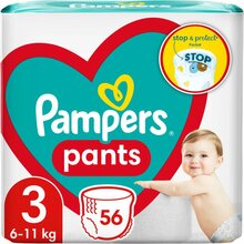 Püksmähkmed Pampers Pants, suurus 3, 6 - 11 kg, 56 tk