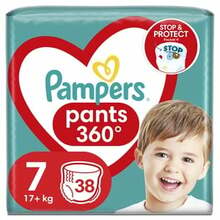 Püksmähkmed Pampers Pants, suurus 7, 17+ kg, 38 tk