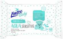 Beebide niisked salvrätikud Linteo Baby Aqua Sensitive, 48 tk