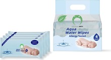 Niisked salvrätikud Aqua Wipes, 50 x 4 tk