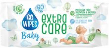 Niisked salvrätikud lastele Gowipes Extra Care, 60 tk