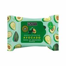 Meigieemaldussalvrätikud Beauty Formulas Avocado, 25 tk