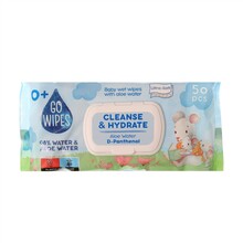Niisked salvrätikud imikutele Gowipes Cleanse & Hydrate, 50 tk