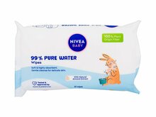Niisked salvrätikud beebidele Nivea Baby Pure Water, 57 tk