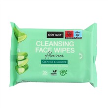 Niisked salvrätikud Sence Beauty Aloe, 20 tk