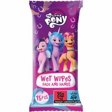 Niisked salvrätikud lastele My Little Pony, maasika, 15 tk