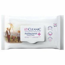 Niisked salvrätikud Cleanic Travel Pack, 40 tk