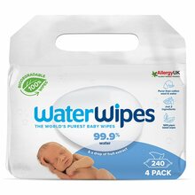 Niisked salvrätikud imikutele Waterwipes, 4 x 60 tk