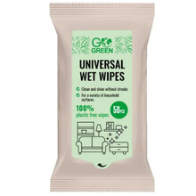 Universaalsed niisked salvrätikud Gogreen, 50 tk