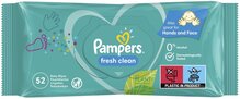 Beebide niisked salvrätikud Pampers Fresh Clean, 52 tk